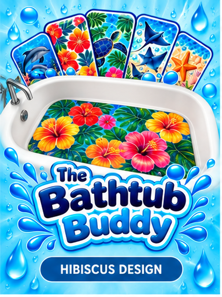 Bathtub Buddy – Hibiscus