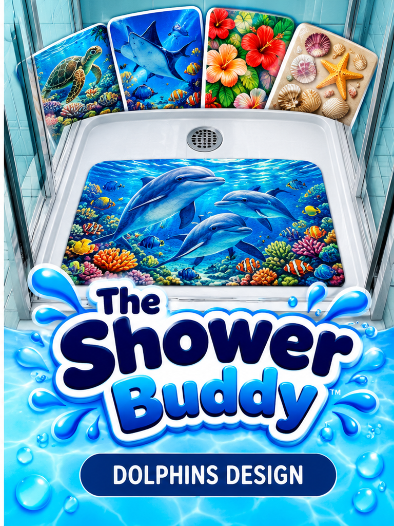 Shower Buddy – Dolphins