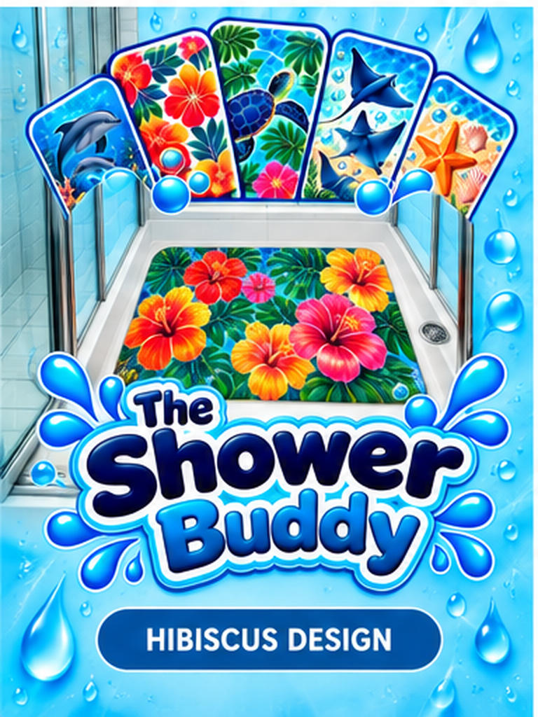 Shower Buddy – Hibiscus
