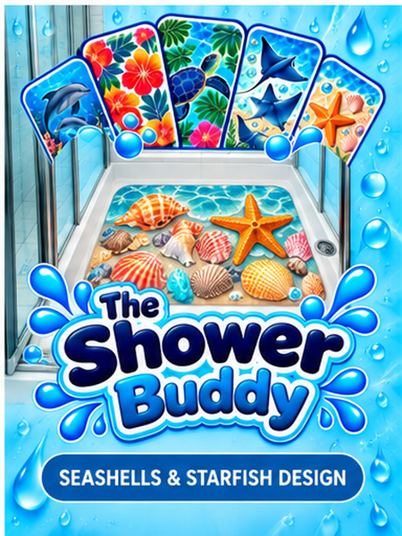 Shower Buddy – Seashells & Starfish